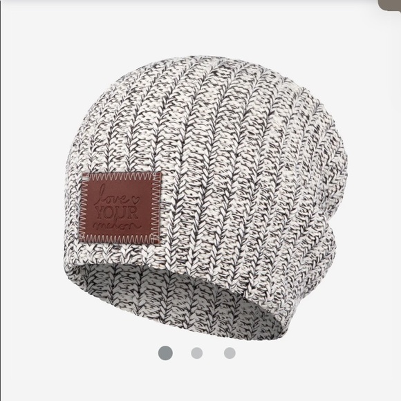 Love Your Melon Black Speckled Beanie - Picture 1 of 6